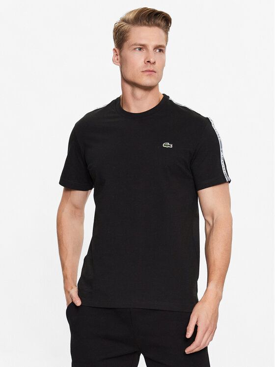Lacoste T-Shirt Schwarz TH5071 Regular Fit