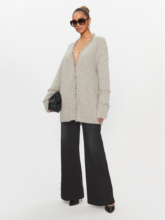 TWINSET TWINSET Кардиган 232TT3231 Сірий Loose Fit