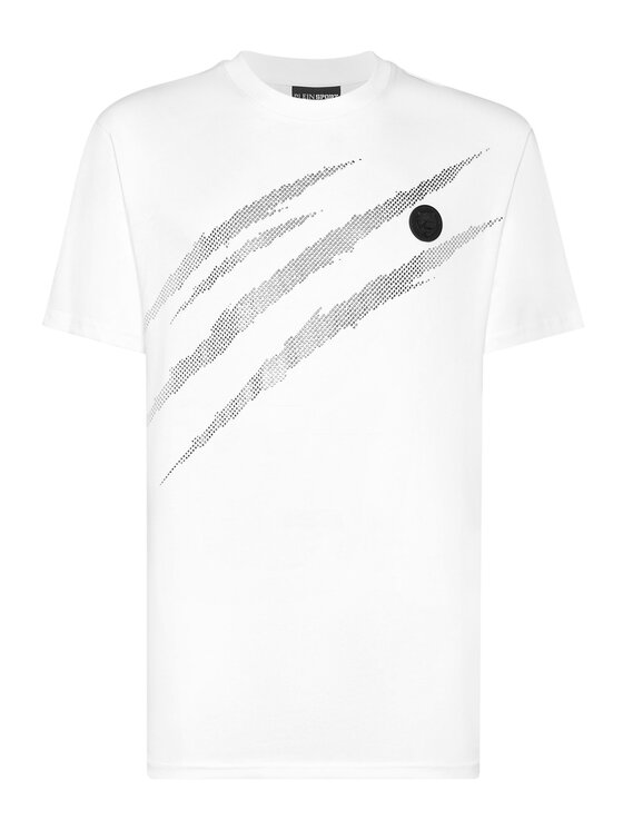 Plein Sport Plein Sport T-Shirt 23223 Biały Regular Fit