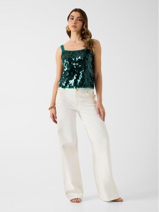 Marciano Guess Marciano Guess Top 182735 Zielony Classic Fit