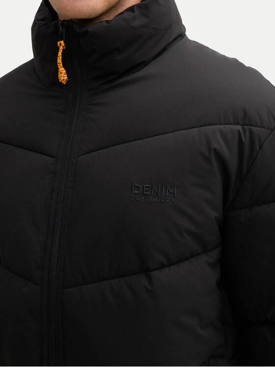 Tom Tailor Denim Tom Tailor Denim Giubbotto invernale 1041776 Nero Relaxed Fit