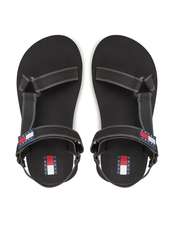Tommy Jeans Tommy Jeans Sandály Tjm Casual Sandal EM0EM01563 Černá