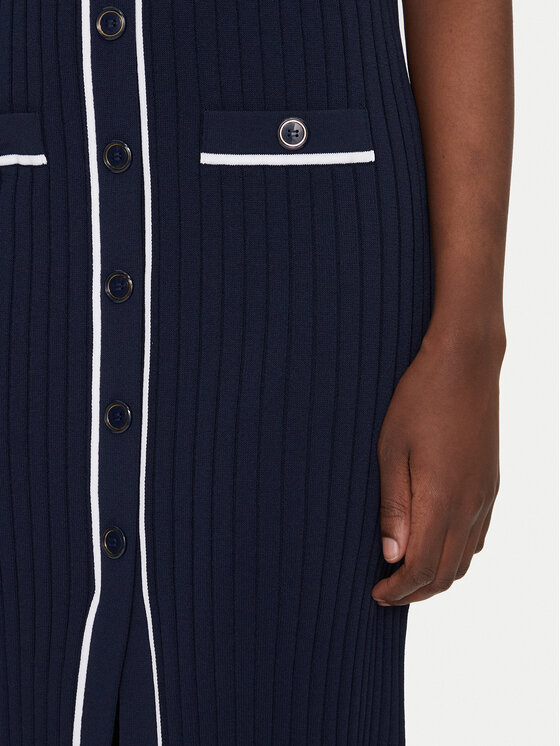 Luisa Spagnoli Luisa Spagnoli Džemper haljina Candelotto 100004 Tamnoplava Slim Fit