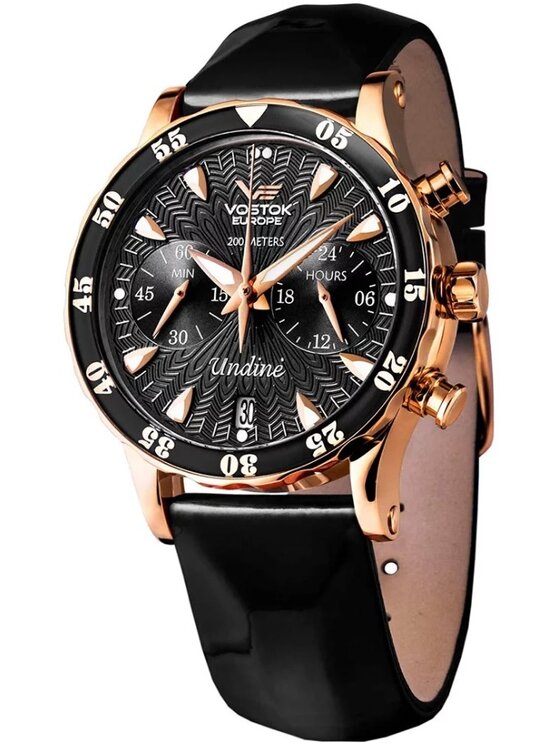 Vostok Europe Vostok Europe Zegarek VK64-515B568 Czarny
