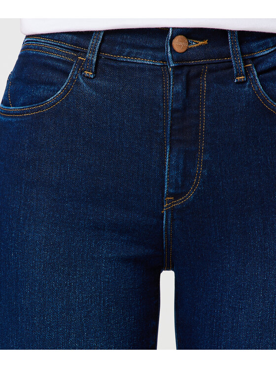 Wrangler Wrangler Jeansy 112362301 Granatowy Skinny Fit