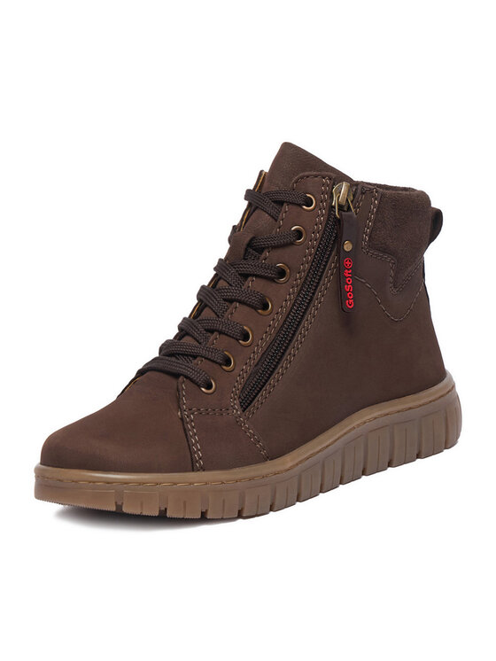 Go Soft Go Soft Schnürschuhe CEO-WI16-SAMSUNG3-02 Dunkelbraun