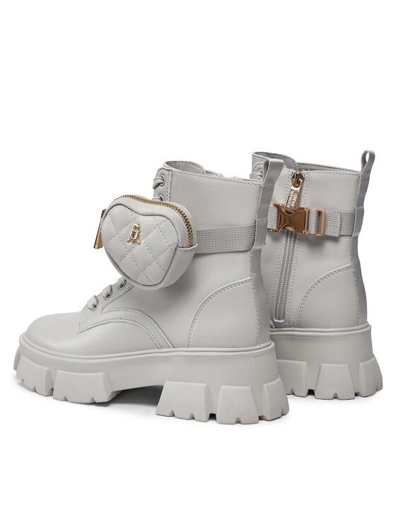 Steve Madden Steve Madden Planinarske cipele Tanker-H Bootie SM19000035 SM19000035-287 Écru