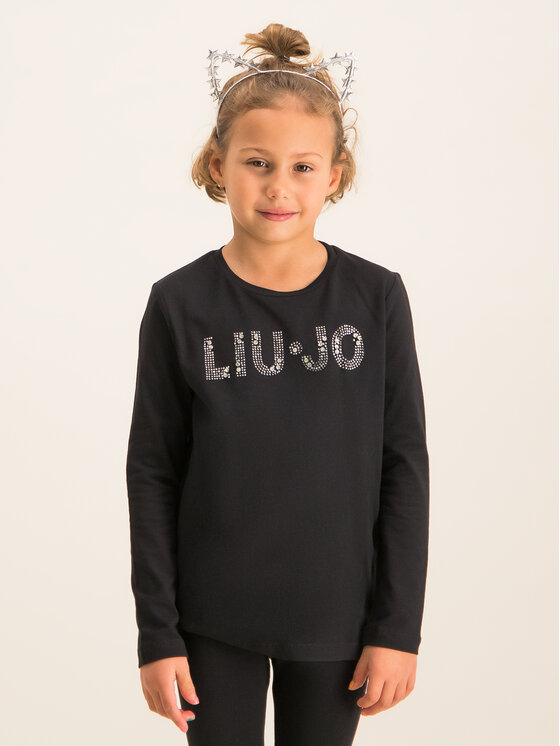 Liu Jo Kids Liu Jo Kids Bluză G69010 J0088 Negru Regular Fit