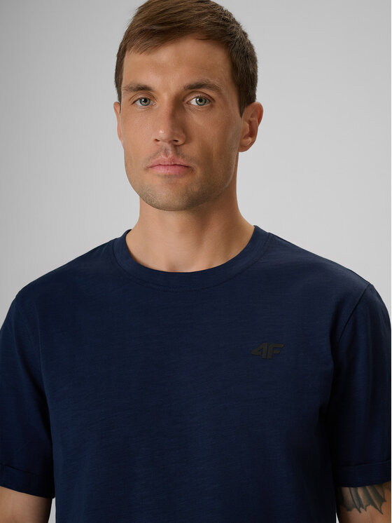 4F 4F T-Shirt LAKESIDE ESCAPE Granatowy Regular Fit