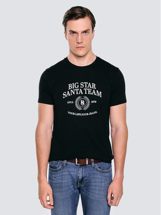 BIG STAR BIG STAR T-Shirt MARR Czarny Basic Fit