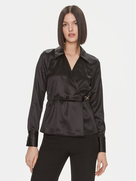 Liu Jo Blúzka MF3216 T3450 Čierna Regular Fit