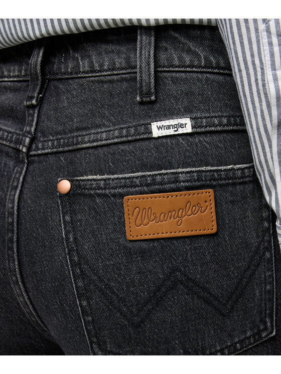 Wrangler Wrangler Jeansy 112371182 Szary Straight Leg