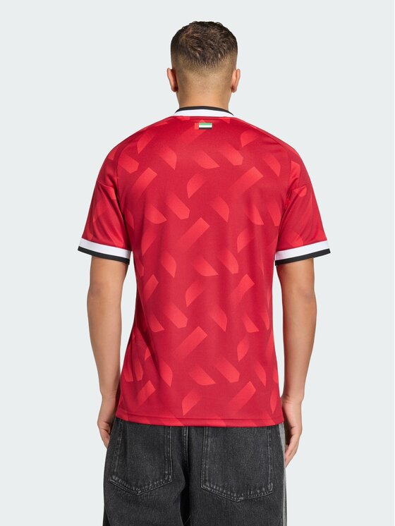 adidas adidas Koszulka techniczna 167637 Czerwony Slim Fit