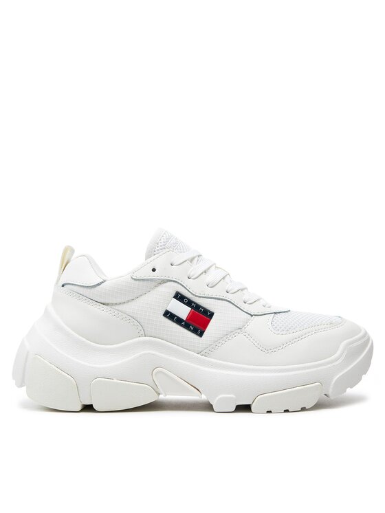 Tommy Jeans Tommy Jeans Sneakers Tjw Lightweight Hybrid Runner EN0EN02566 Bianco