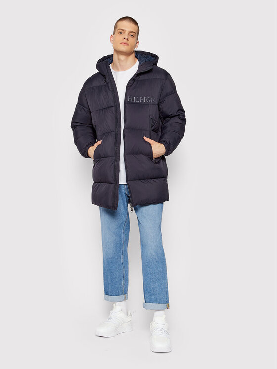 Tommy Hilfiger Tommy Hilfiger Žieminė striukė High Loft MW0MW19657 Tamsiai mėlyna Regular Fit