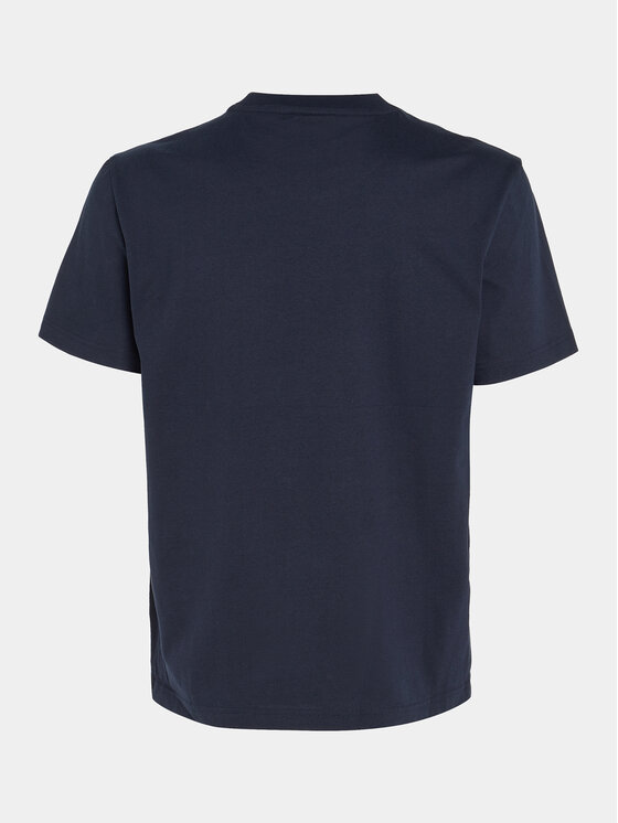 Calvin Klein Calvin Klein T-Shirt Contrast Line Logo K10K111538 Granatowy Regular Fit