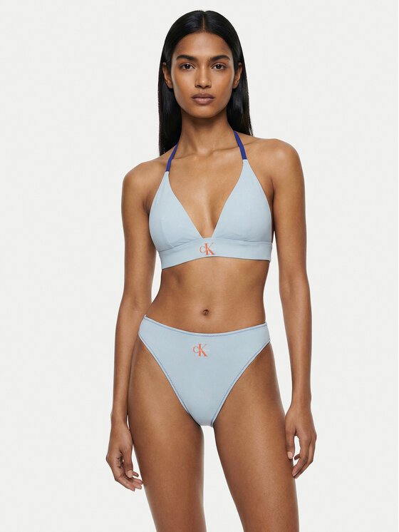 Calvin Klein Swimwear Calvin Klein Swimwear Bikini partea de jos LV00Q61147 Albastru deschis
