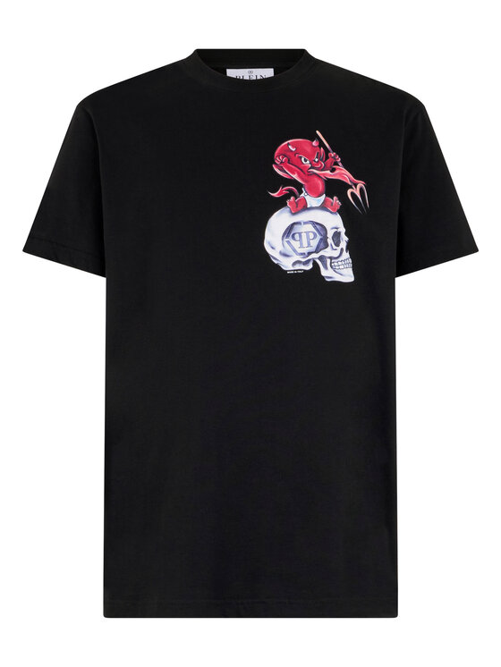 PHILIPP PLEIN PHILIPP PLEIN T-Shirt 28974 Czarny Regular Fit