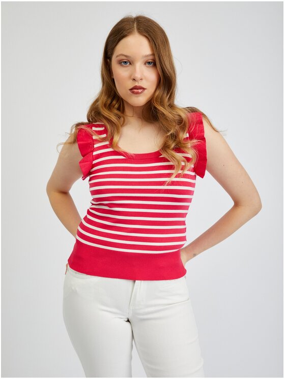 Orsay Orsay Koszula 507499324000__XS Różowy Regular Fit