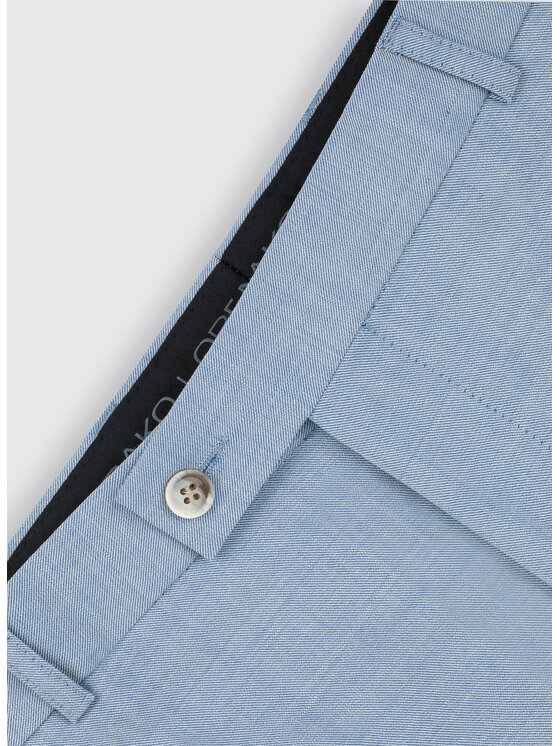 Pako Lorente Pako Lorente Spodnie garniturowe P22SP-6G-004 Błękitny Slim Fit