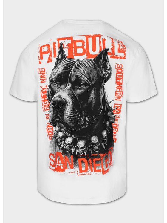 PITBULL PITBULL T-Shirt BLACKY Biały Regular Fit