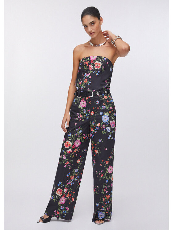 Liu Jo Liu Jo Pantaloni di tessuto CA6358T589AP9631 Nero Regular Fit
