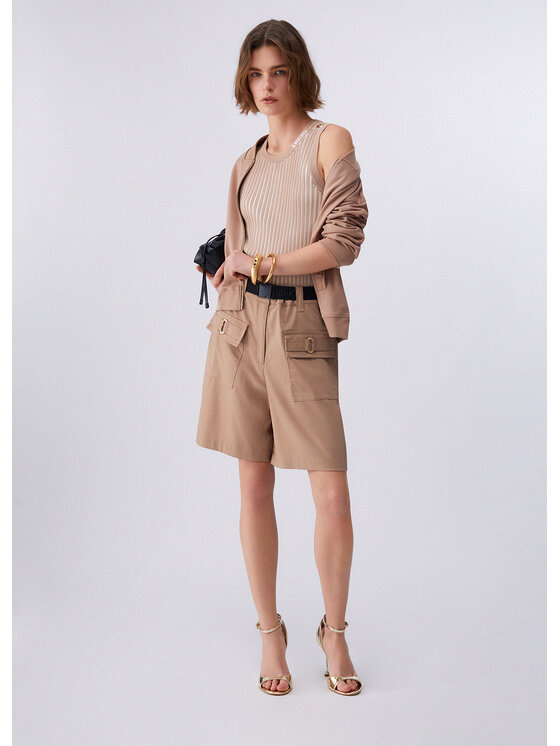 Liu Jo Liu Jo Pantaloni di tessuto TA6263TS92261412 Beige Regular Fit