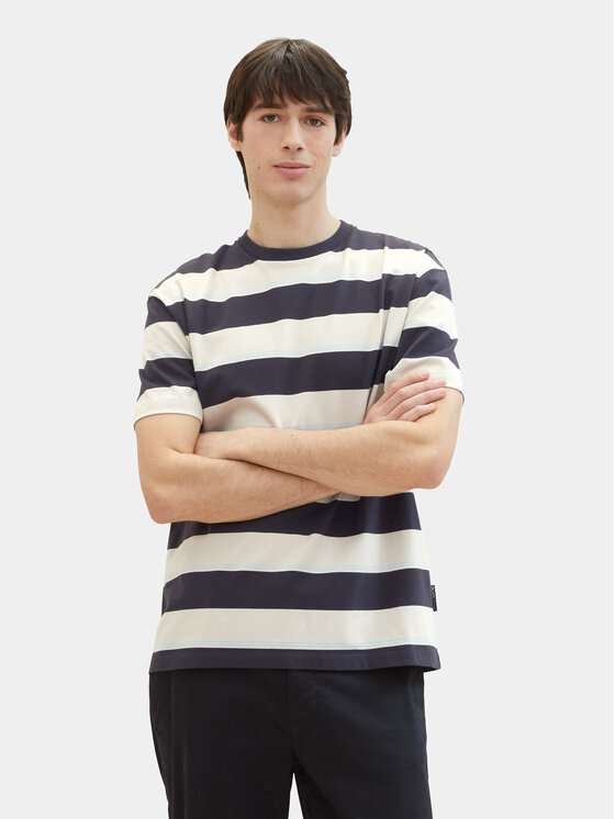 Tom Tailor Denim T-krekls 1040844 Bēšs Relaxed Fit