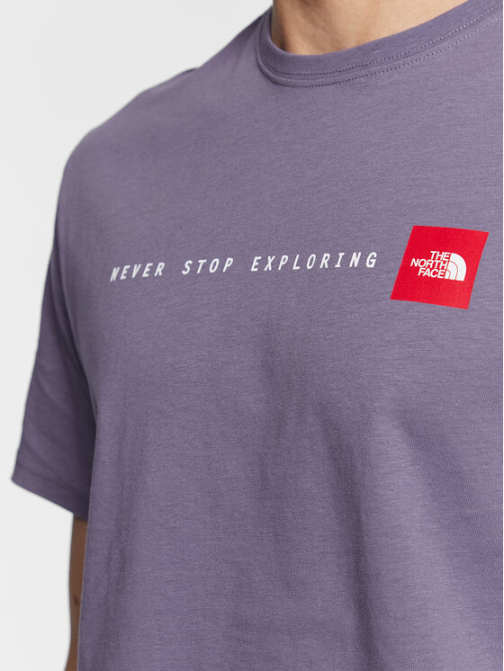 The North Face The North Face T-shirt Never Stop Exploring NF0A7X1M Viola Regular Fit