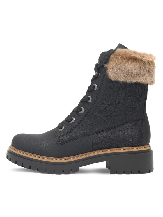 Rieker Rieker Botine 72630-00 Negru
