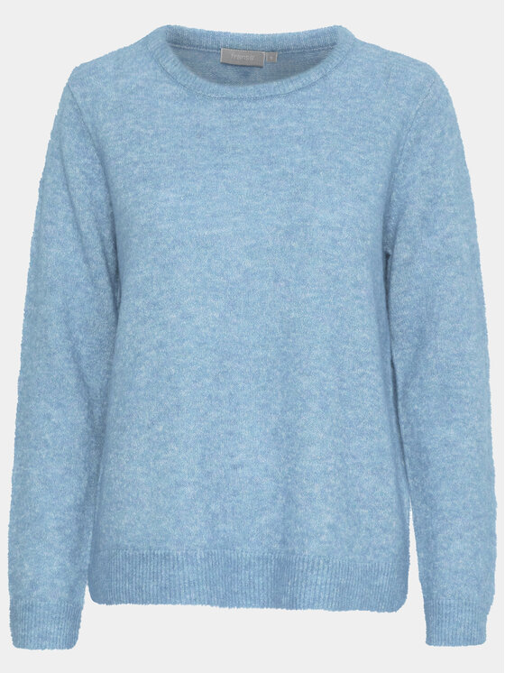 Fransa Fransa Sweter 20612833 Niebieski Regular Fit
