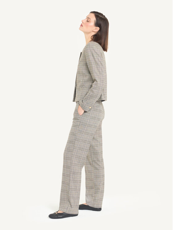 KMX KMX Spodnie materiałowe 809620005 Brązowy Straight Fit