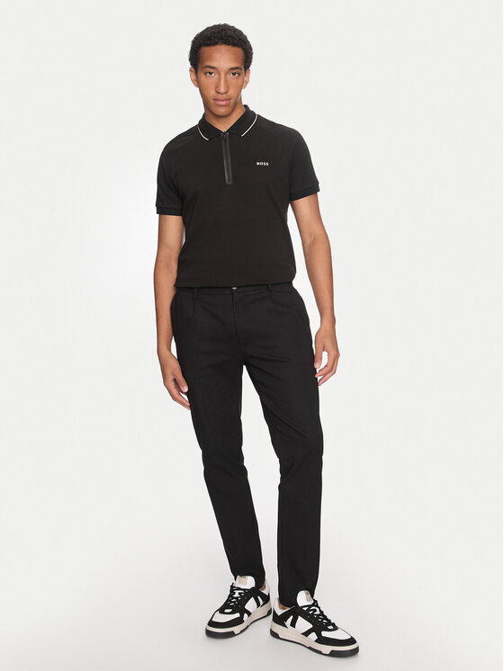 BOSS Boss Polo Philix 50519760 Crna Regular Fit