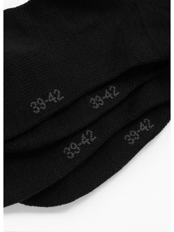 PITBULL PITBULL Skarpety krótkie Pad COOLMAX SPORT Czarny