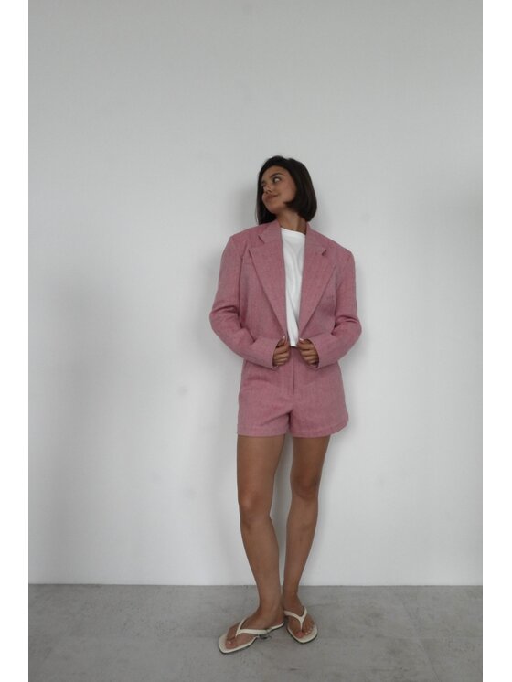 ROSE AVENUE ROSE AVENUE Marynarka RAMI Różowy Basic Fit