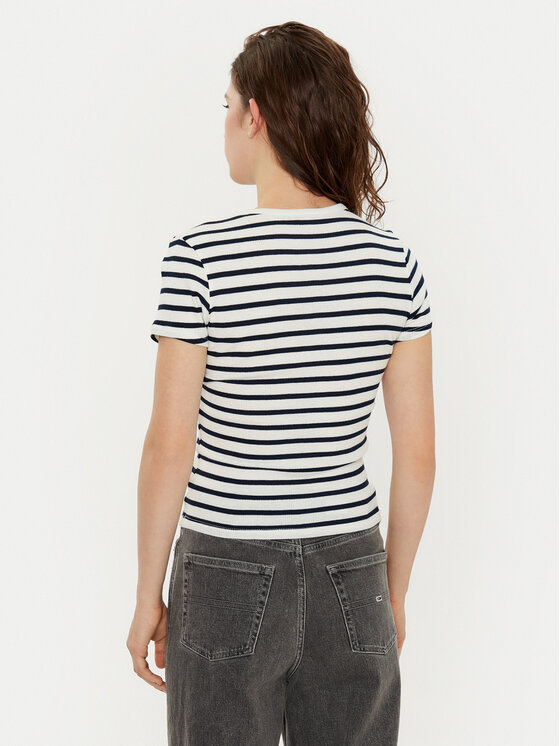 Tommy Jeans Tommy Jeans Póló DW0DW19502 Színes Slim Fit
