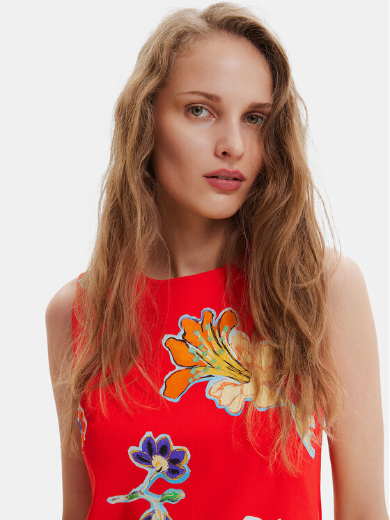 Desigual rotes kleid clearance