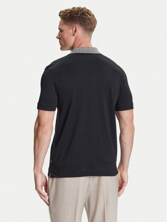 BOSS BOSS Poloshirt H-Parlay 302 50545487 Schwarz Regular Fit