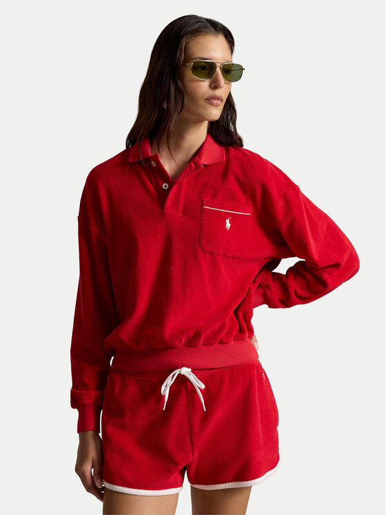 Polo Ralph Lauren Polo Ralph Lauren Mikina 211A12737003 Červená Relaxed Fit