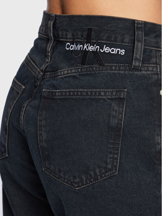 Calvin Klein Jeans Calvin Klein Jeans Дънки J20J220203 Черен Mom Fit