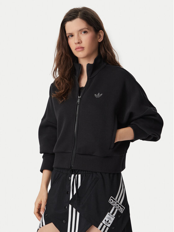 adidas Hanorac Spacer KR9149 Negru Loose Fit