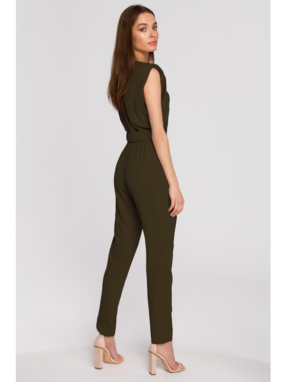 Stylove Stylove Kombinezon S259 Khaki Slim Fit