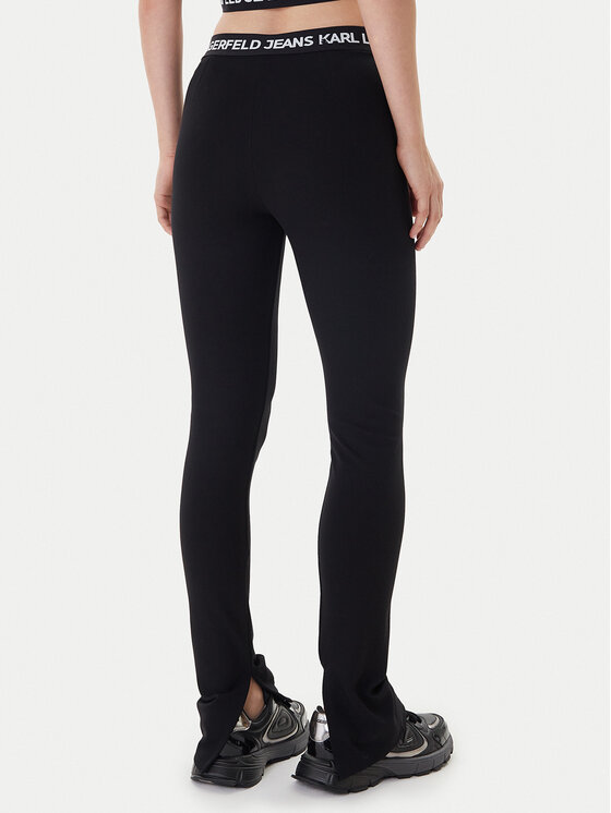 Karl Lagerfeld Jeans Karl Lagerfeld Jeans Leggings B1W10091 Fekete Regular Fit