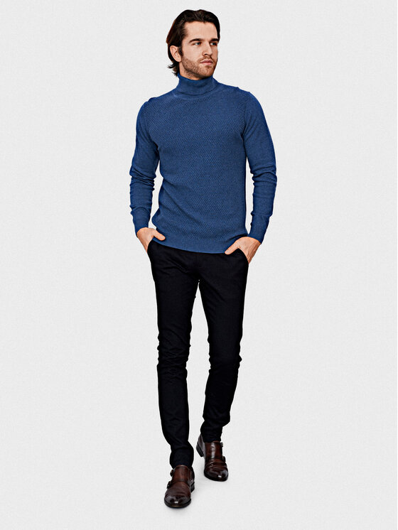 Evenemen Evenemen Sweter 1170015 Niebieski Slim Fit
