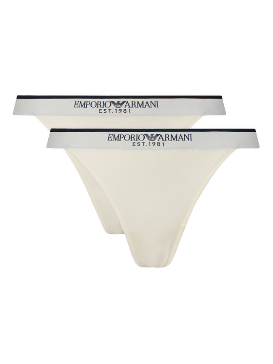 Emporio Armani Underwear Emporio Armani Underwear Komplet stringów EW000405 AF27298 U1131 Biały