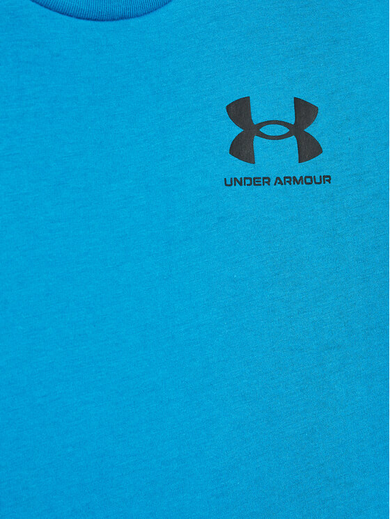 Under Armour Under Armour Тишърт Ua Sportstyle Left Chest Ss 1363280 Син Loose Fit