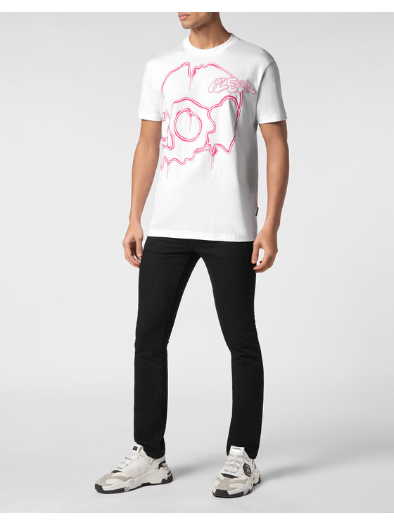 PHILIPP PLEIN PHILIPP PLEIN T-Shirt 9899 Biały Regular Fit