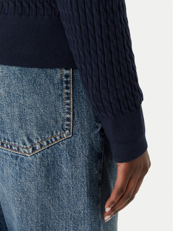 Tommy Hilfiger Tommy Hilfiger Pullover Fine WW0WW44993 Dunkelblau Regular Fit
