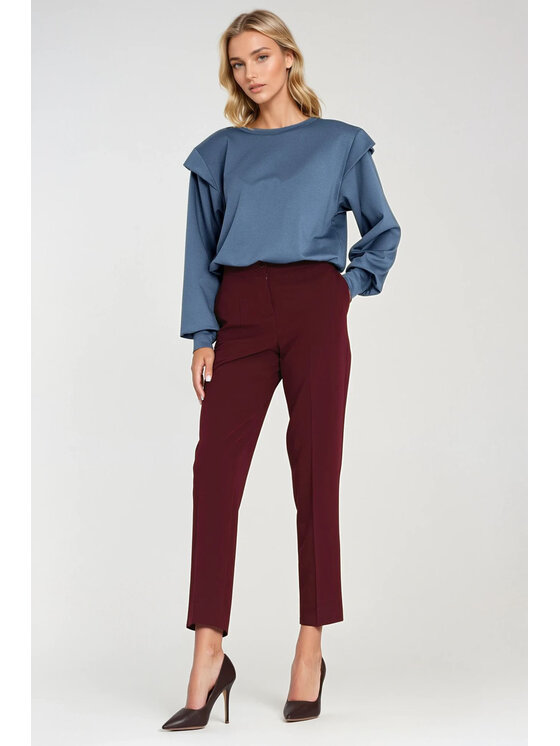NIFE NIFE Mikina BL10 Modrá Oversize