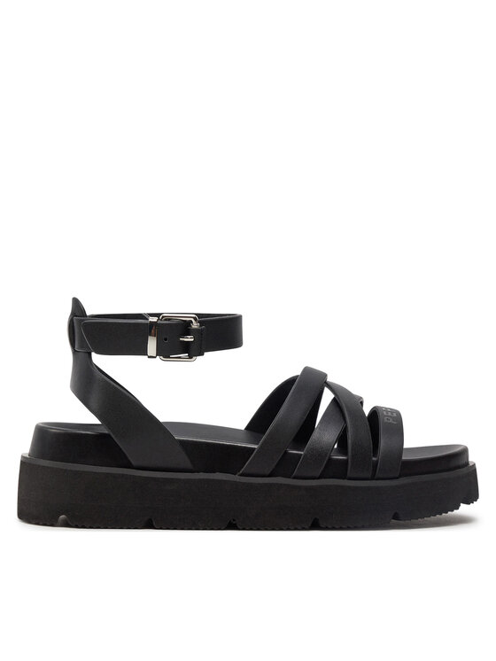 Pepe Jeans Sandales Pola Cross PLS90661 Melns